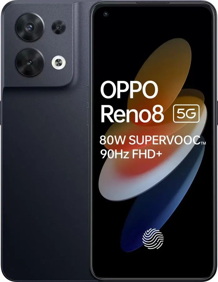 OPPO Reno 8 5G (8GB RAM, 128GB, Shimmer Black)